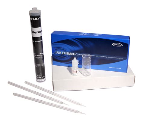 CHEMetrics Chlorine Test Kit (Total & Free) - Visual