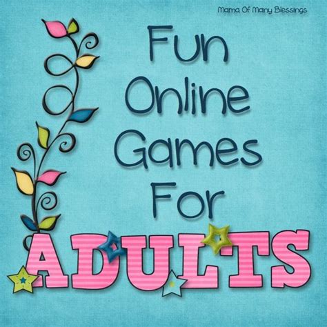 Fun Online Games For Adults