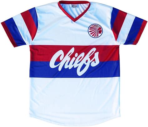 Amazon.com: Ultras Atlanta Chiefs Retro Soccer Jersey, White, Adult ...