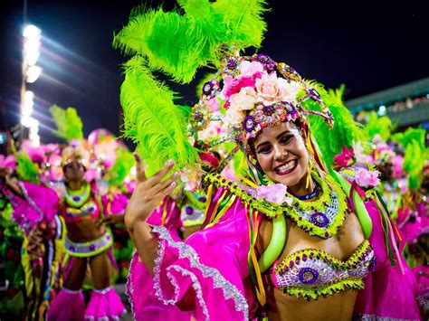 Rio de Janeiro, Brazil, hosts the biggest carnival in the world with ...