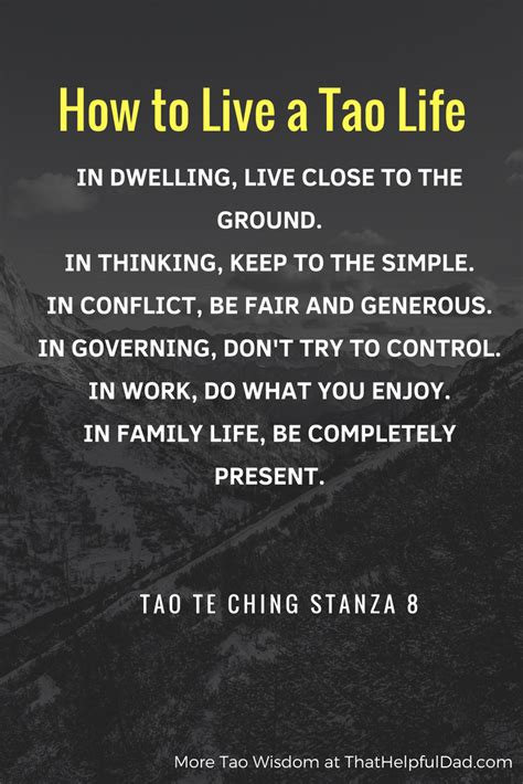 Tao Te Ching - Lao Tzu Quotes and Wisdom for Life - That Helpful Dad ...