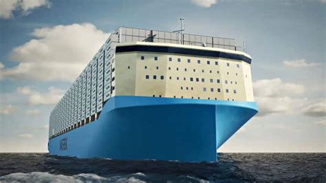 Maersk unveils the image of the world's first fleet of green fuel ...