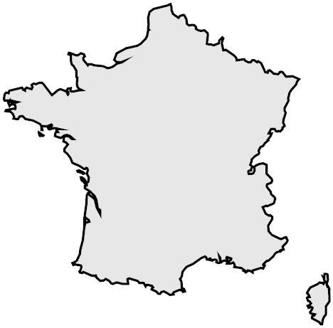 Outline France - ClipArt Best