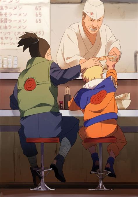 Iruka Sensei Treating Naruto To Ramen - Weekly Fan Art #3 : r/Naruto