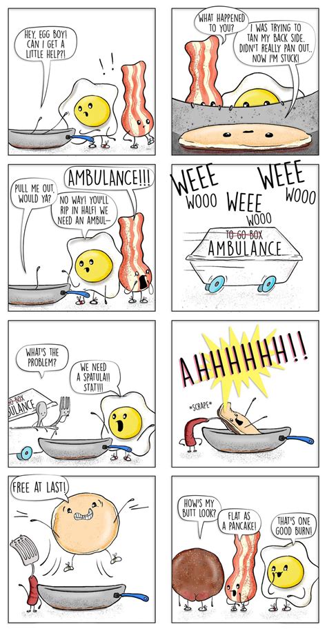 30 Funny Comics About Food That Are Full Of Puns And Jokes, By This ...