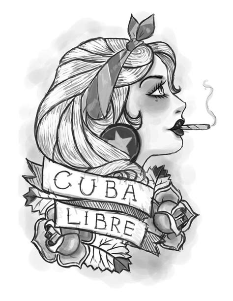 Cuba libre. | Cuban tattoos, Tattoo illustration, Sleeve tattoos