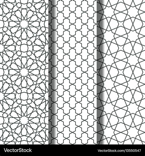 Islamic geometry pattern Royalty Free Vector Image