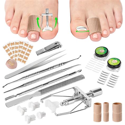 Ingrown Toenail Removal Kit - 11 Pcs Ingrown Toenail Pain Treatment ...