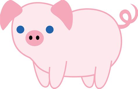 Pink Pig Clipart - Viewing Gallery