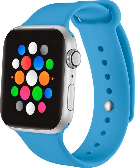 Modal™ Silicone Band for Apple Watch™ 42mm and 44mm Bright Blue MD ...