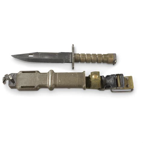 U.S. Military Surplus M-9 Bayonet with Scabbard, Used - 616848 ...