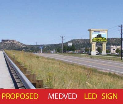 New LED sign for Medved Autoplex pending approval | The Castle Pines ...