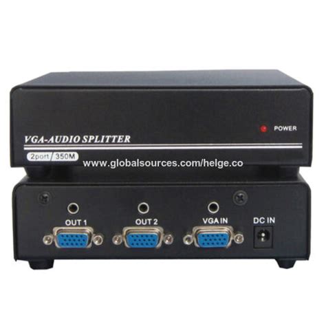 Buy Wholesale China Factory Price 1*2 Vga Splitter With Audio 350mhz Hd ...