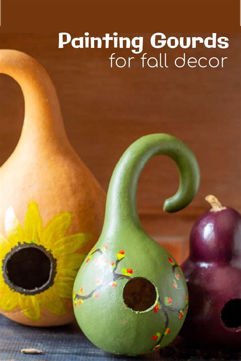 Painting Gourds for Color & Whimsy to Your Fall Decor | Hearth and Vine