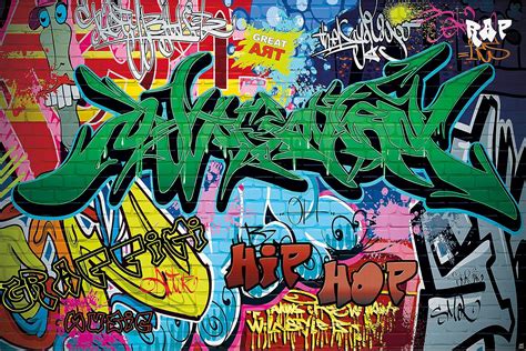 Amazon.co.jp: GREAT ART fotouxo-rupe-pa- Street Art Graffiti Wallpaper ...