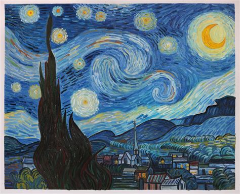 Starry Night Starry Night Painting Night Painting Starry Night - Riset