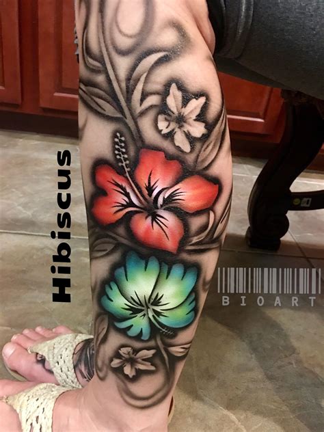 #temporary #hibiscus #tattooHibiscus Temporary Tattoo (With images ...