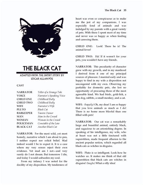 The Black Cat Poem Edgar Allan Poe