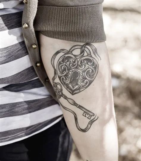 Heart Lock Tattoo