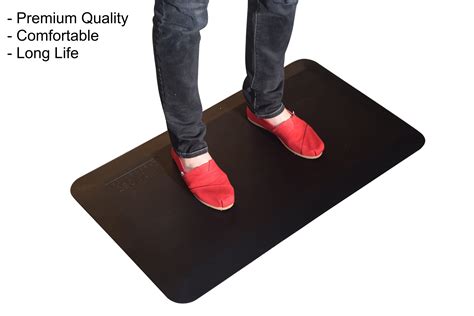 20x34” Anti-Fatigue Standing Desk Mat premium thick cushioned comfort ...