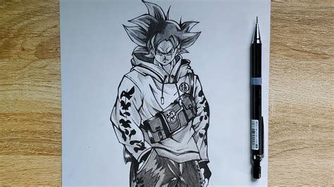 How to Draw Drip Goku ultra instinct [ Dragonball] - YouTube