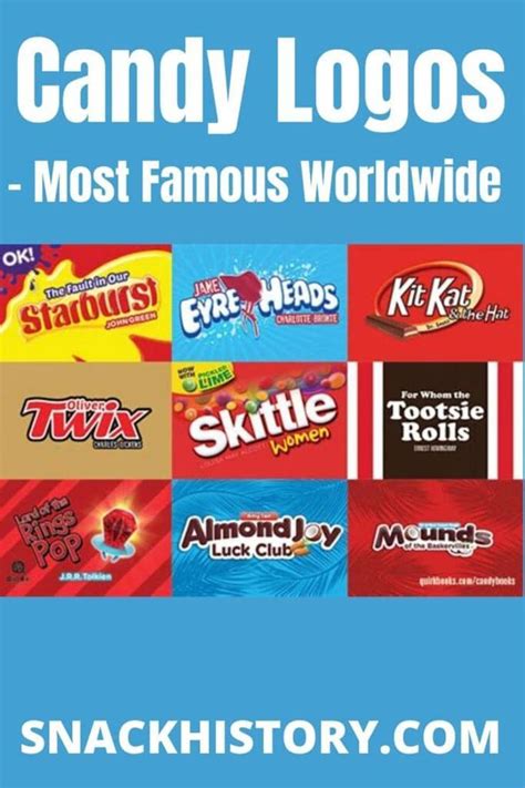 Candy Logos - Most Famous Worldwide - Snack History | Candy logo, Candy ...