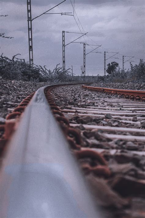 Railway Track, editing background, HD phone wallpaper | Peakpx