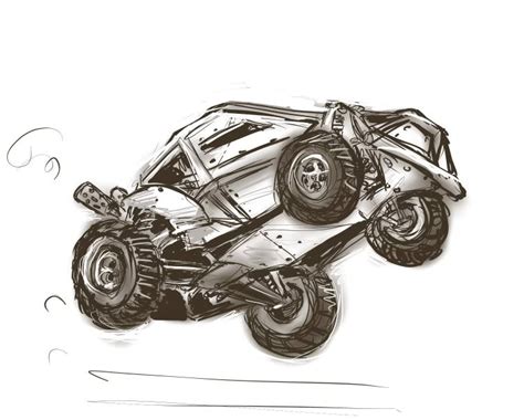 Dune Buggy Sketch at PaintingValley.com | Explore collection of Dune ...