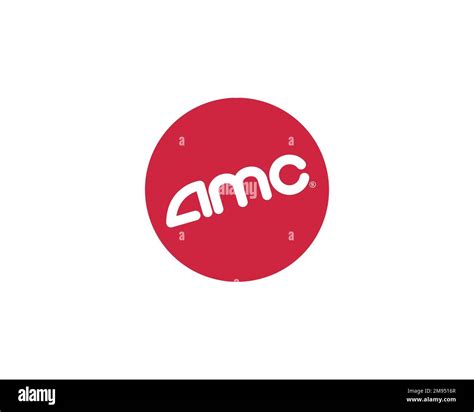 AMC Theatres, Rotated Logo, White Background Stock Photo - Alamy