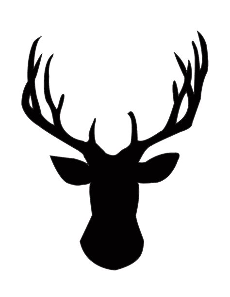 Christmas Deer Silhouette at GetDrawings | Free download