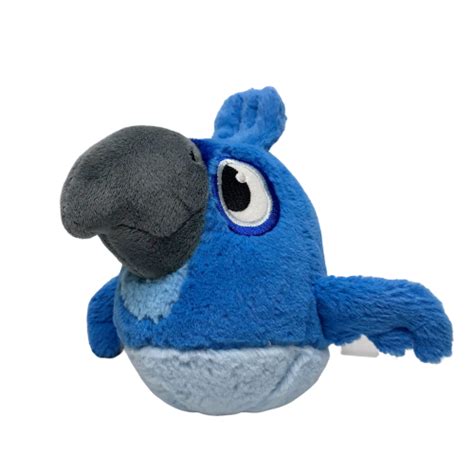 Angry Birds Rio Blue Bird Plush Blu McCaw 6" Stuffed Animal Toy Rovio ...