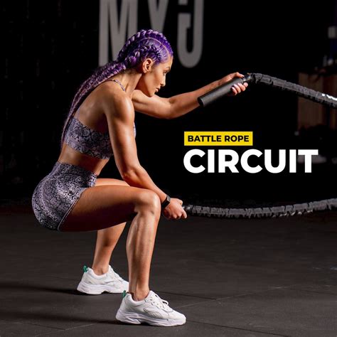 Battle rope circuit workout – Artofit