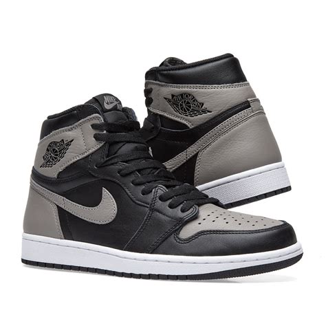 Nike Air Jordan 1 Retro High OG Black, Medium Grey & White | END. (US)