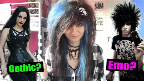 The Difference Between Emo And Gothic - YouTube