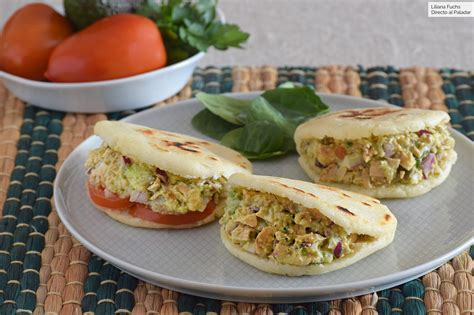 Arepas venezolanas reina pepiada. Receta de cocina fácil, sencilla y ...