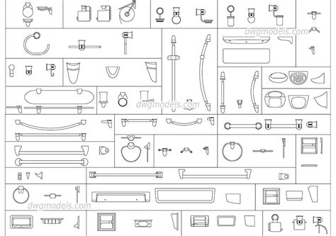 Bathroom cad blocks - sekacup