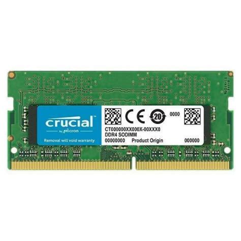 Crucial 8GB Single DDR4 2666MHz Laptop RAM Price in Bangladesh