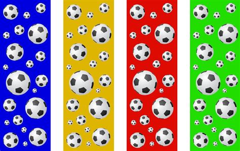 CJO Photo: Printable Bookmarks: Soccer Balls