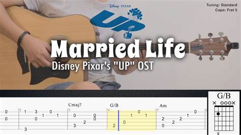 Married Life - Disney Pixar's "UP" OST | Fingerstyle Guitar | TAB ...