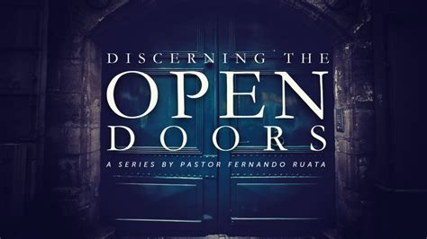 Open Doors Before You - Encourager Church