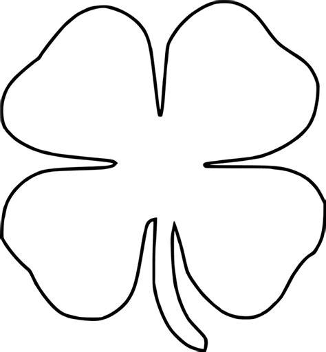 Download Four Leaf Clover Drawing