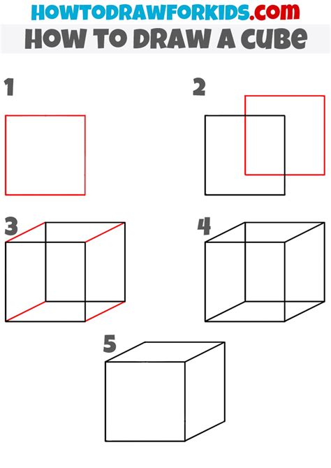 How to Draw a Cube for Kids - Easy Drawing Tutorial