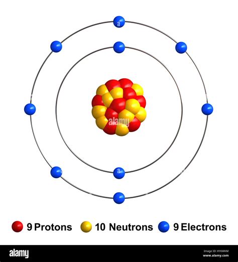 Fluorine Atom Model 3d