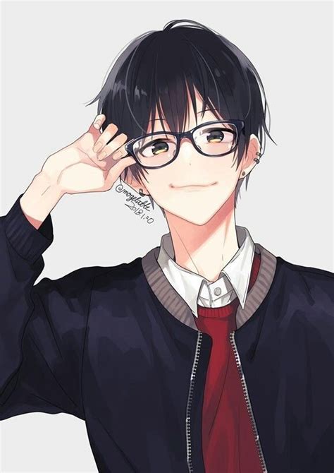 Yandere Boyfriend Scenarios | Anime guys with glasses, Anime glasses ...