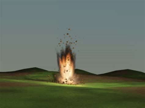 3d Model Mortar Explosion