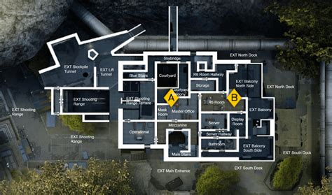 New Lair Map Layout with Room Names : r/Rainbow6