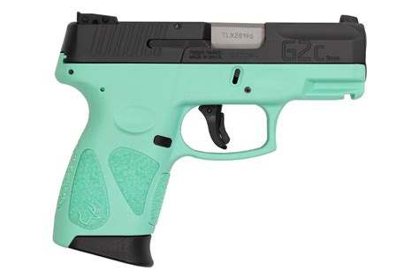 Taurus G2C 9mm Sub-Compact Pistol with Cyan Frame and Black Slide ...