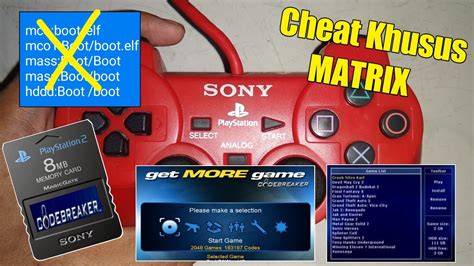 Tutorial cara cheat Ps2 menggunakan CODEBREAKER - YouTube