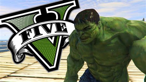 GTA 5: HULK MOD - Gameplay & Download - YouTube