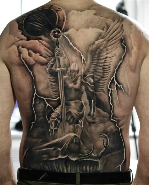 32+ heaven vs hell tattoos ideas you will love